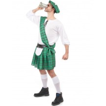 Déguisement écossais vert et blanc homme -  - Costumes adulte
