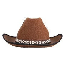 Chapeau Feutre Cowboy Marron – Enfant - 11235 - Chapeaux