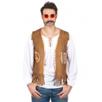 Gilet hippie homme -  - Costumes adulte