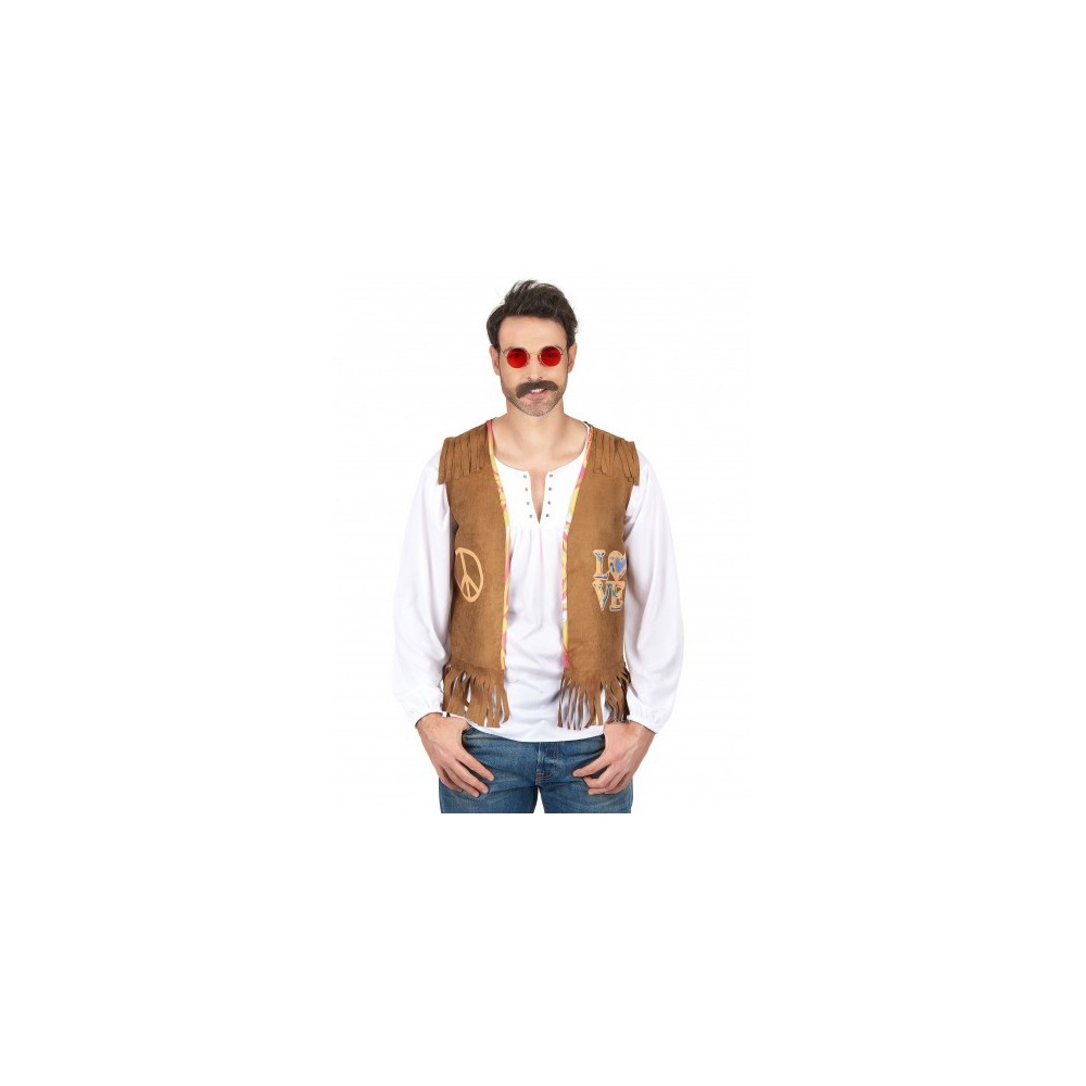 Gilet hippie homme -  - Costumes adulte