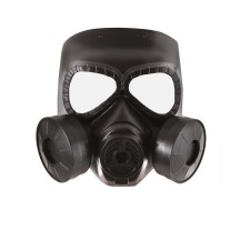 Masque à gaz noir adulte – Accessoire déguisement pas cher