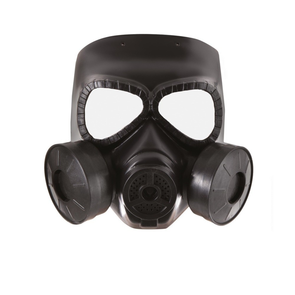 Masque à gaz noir adulte – Accessoire déguisement pas cher