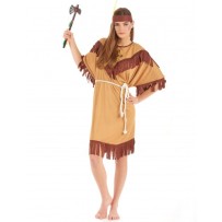 Déguisement indienne bicolore femme -  - Costumes adulte