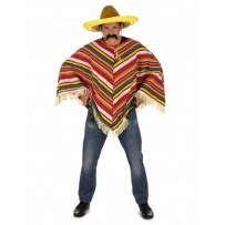 Poncho mexicain adulte pas cher | Fiesta Factory