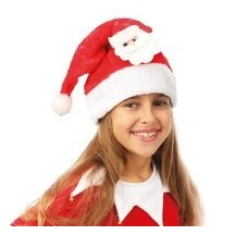 Bonnet de Noël - modèle aléatoire - enfant - 19435 - Chapeaux