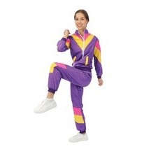 Costume années 80 femme violet pas cher | Fiesta Factory