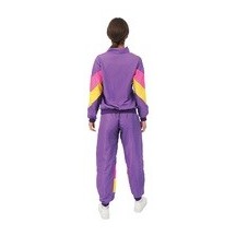 Costume années 80 femme violet pas cher | Fiesta Factory