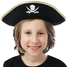 Chapeau Feutre Pirate – Enfant - 24700 - Chapeaux