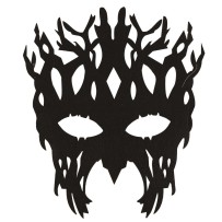 Masque arbre noir – masque nature original déguisement