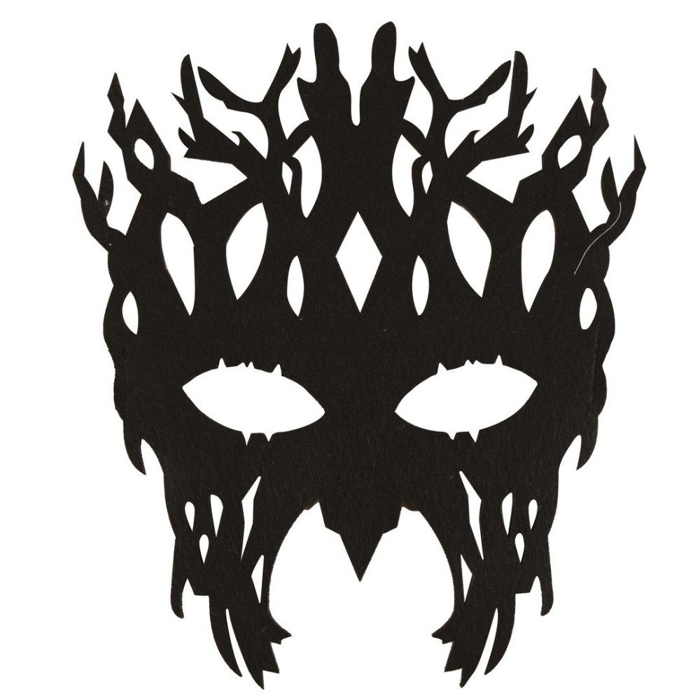 Masque arbre noir – masque nature original déguisement