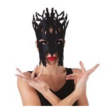 Masque arbre noir – masque nature original déguisement