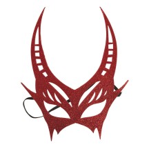 Masque diable rouge adulte – masque démon Halloween