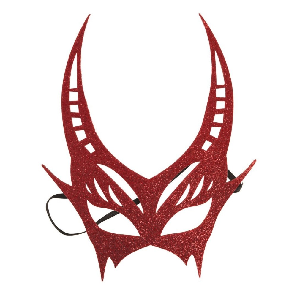 Masque diable rouge adulte – masque démon Halloween