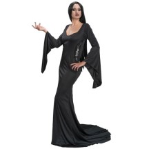 Déguisement Morticia Addams Wednesday™ adulte pas cher – Fiesta Factory