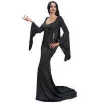 Déguisement Morticia Addams Wednesday™ adulte pas cher – Fiesta Factory