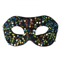 Loup à sequins – masque brillant bal masqué élégant