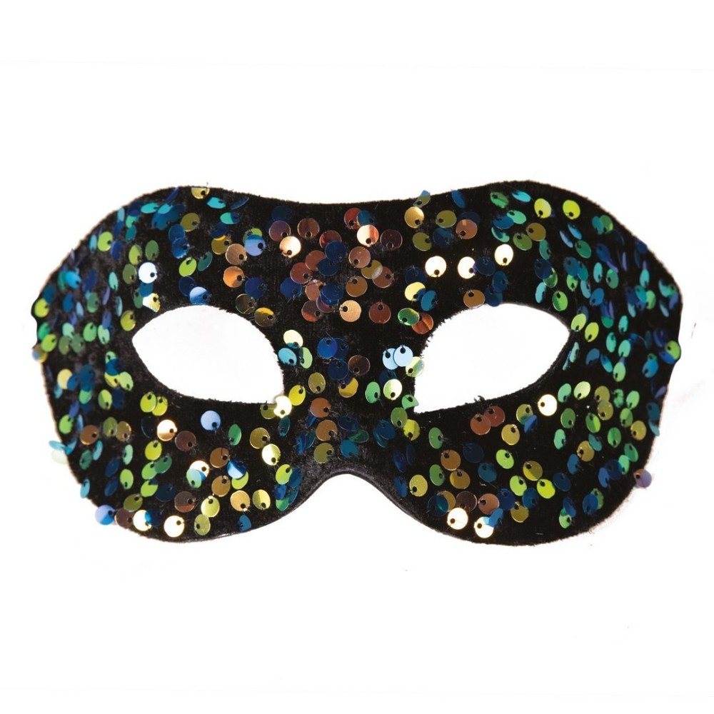 Loup à sequins – masque brillant bal masqué élégant