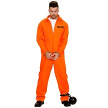 Déguisement prisonnier orange homme pas cher – Fiesta Factory