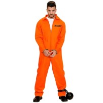 Déguisement prisonnier orange homme pas cher – Fiesta Factory