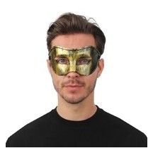 Loup doré élégant – Masque bal masqué et soirée déguisée