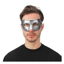 Loup argenté élégant – Masque bal masqué et soirée déguisée