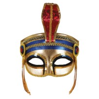 Demi-masque pharaon adulte – Masque égyptien déguisement carnaval