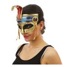 Demi-masque pharaon adulte – Masque égyptien déguisement carnaval