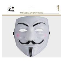 Masque Anonymous adulte – Masque Guy Fawkes soirée déguisée