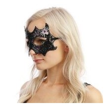 Loup Halloween couleur aléatoire – Masque fête pas cher