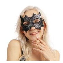 Loup Halloween couleur aléatoire – Masque fête pas cher