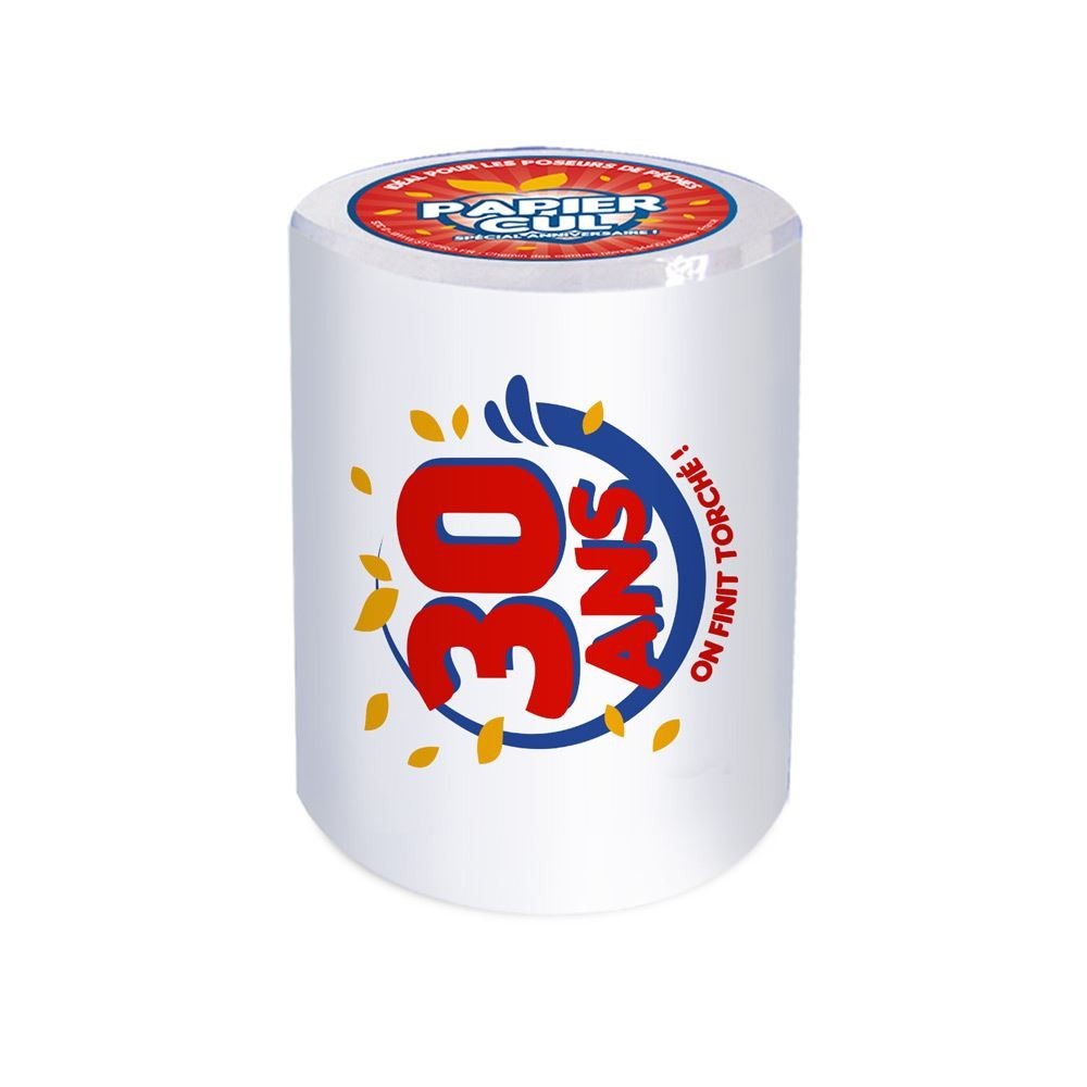 Papier WC 30 ans humoristique – Cadeau drôle anniversaire - Fiesta Factory