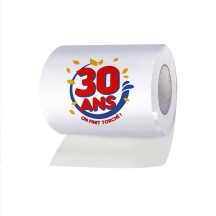 Papier WC 30 ans humoristique – Cadeau drôle anniversaire - Fiesta Factory