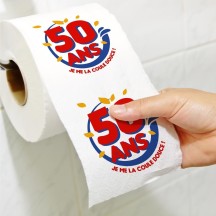 Papier WC 50 ans humoristique – Cadeau drôle anniversaire - Fiesta Factory