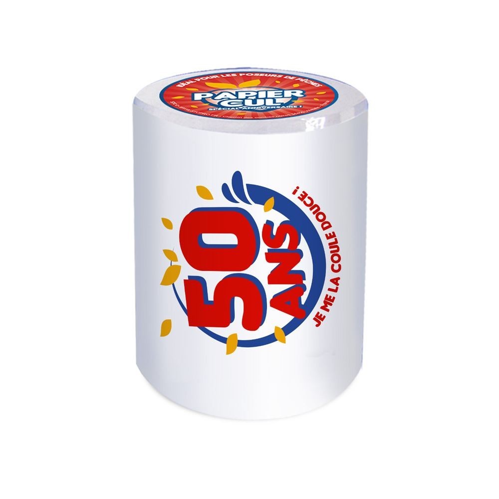 Papier WC 50 ans humoristique – Cadeau drôle anniversaire - Fiesta Factory