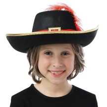 Chapeau Feutre Mousquetaire – Enfant - 34951 - Chapeaux