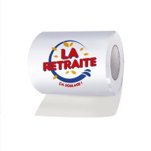 Papier WC retraite humoristique – Cadeau départ original - Fiesta Factory