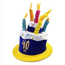 Chapeau anniversaire 40 ans pas cher | Fiesta Factory à petit prix