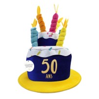 Chapeau anniversaire 50 ans pas cher | Fiesta Factory à petit prix