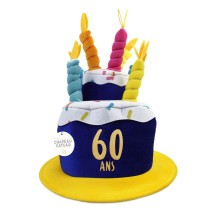 Chapeau anniversaire 60 ans pas cher | Fiesta Factory à petit prix