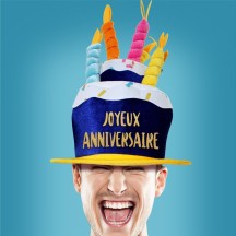 Chapeau anniversaire pas cher | Fiesta Factory à petit prix