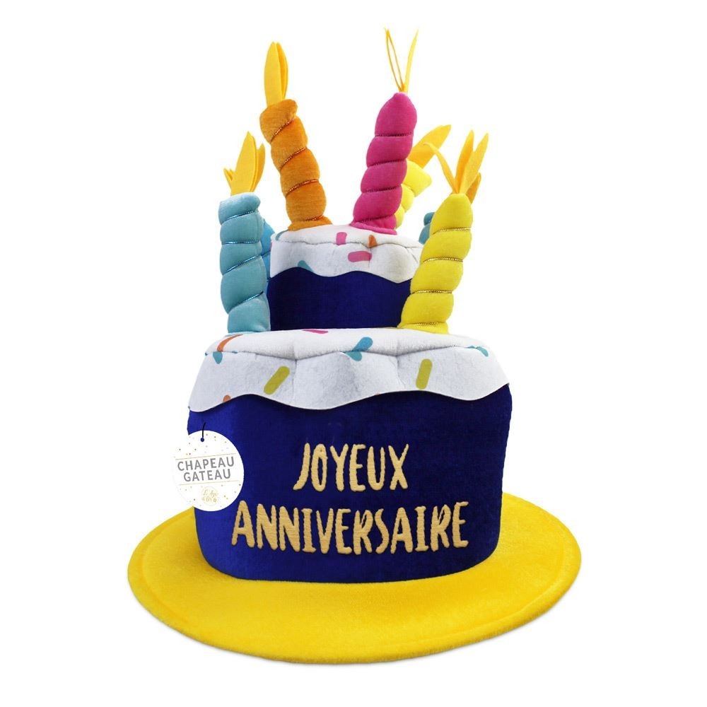 Chapeau anniversaire pas cher | Fiesta Factory à petit prix