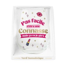 Verre humour connasse cadeau original pas cher – Fiesta Factory