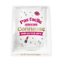 Verre humour connasse cadeau original pas cher – Fiesta Factory