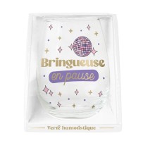 Verre humour bringueuse cadeau original pas cher – Fiesta Factory