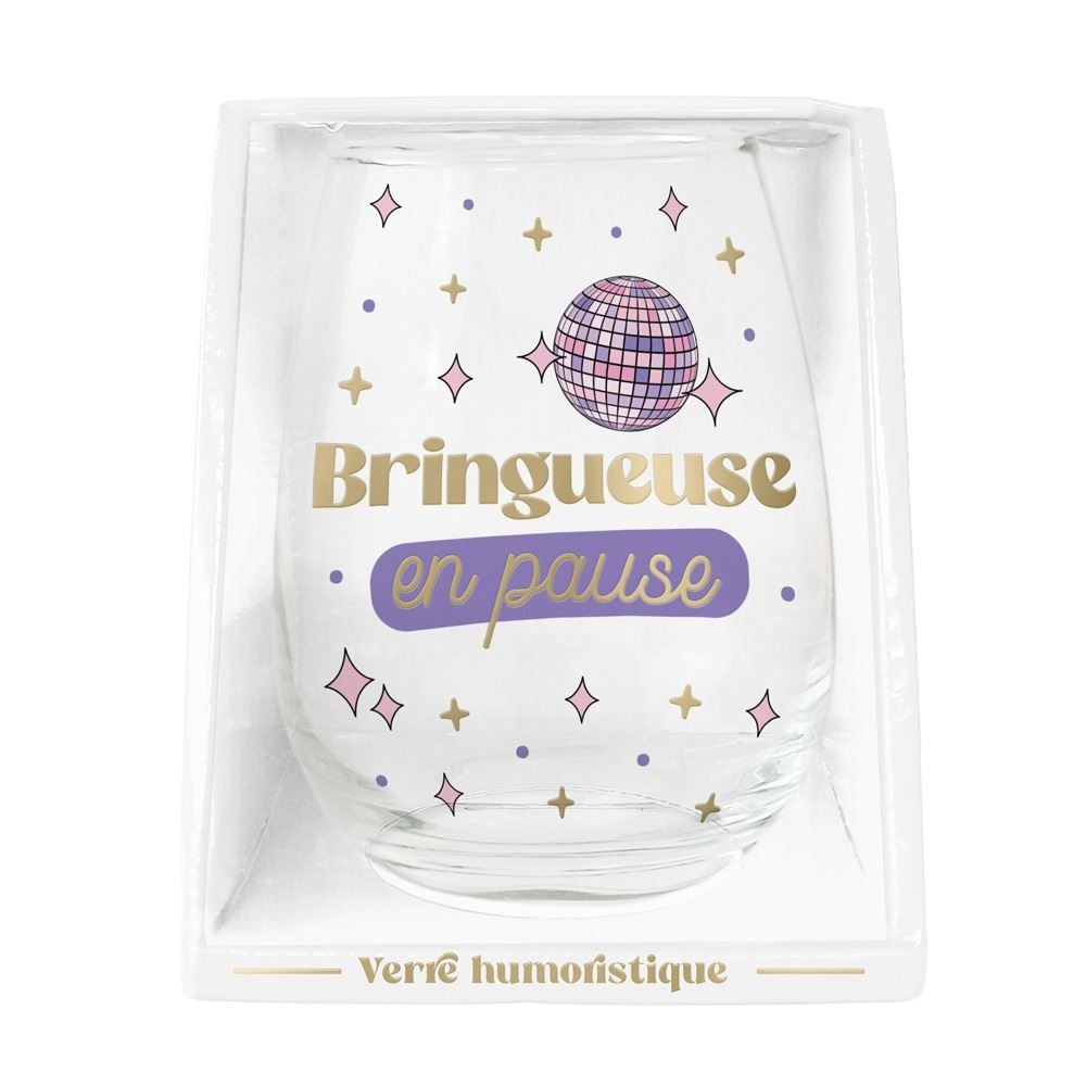 Verre humour bringueuse cadeau original pas cher – Fiesta Factory