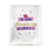 Verre insolente cadeau femme original pas cher – Fiesta Factory