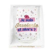 Verre insolente cadeau femme original pas cher – Fiesta Factory