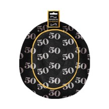 Chapeau anniversaire noir 50 ans pas cher | Fiesta Factory à petit prix