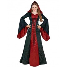 Déguisement gothique femme rouge et noir pas cher – Fiesta Factory