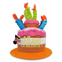Chapeau musical 18 ans pas cher | Fiesta Factory à petit prix
